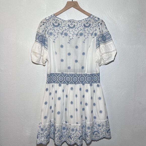 LoveShackFancy Valente Dress in Ivory Shores - Picture 4 of 8